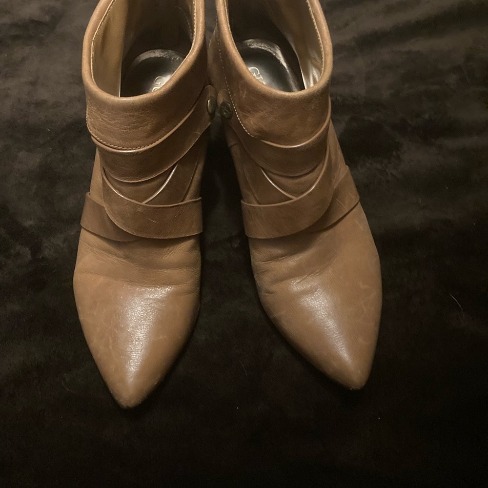 Guess Tan Ankle Booties